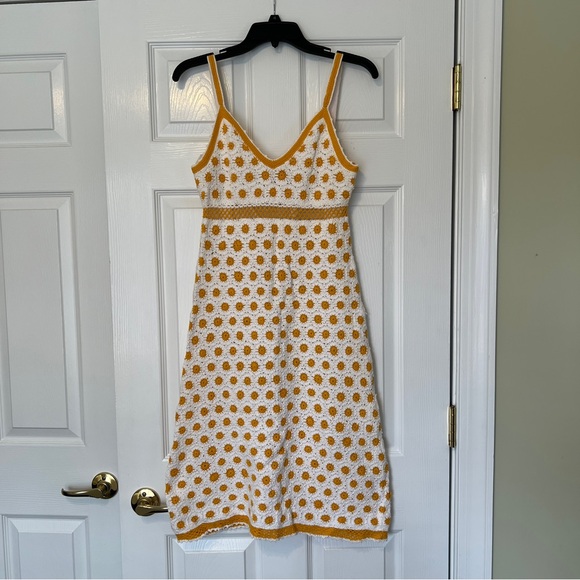 Tory Burch crochet dress daisy XS - Picture 1 of 15